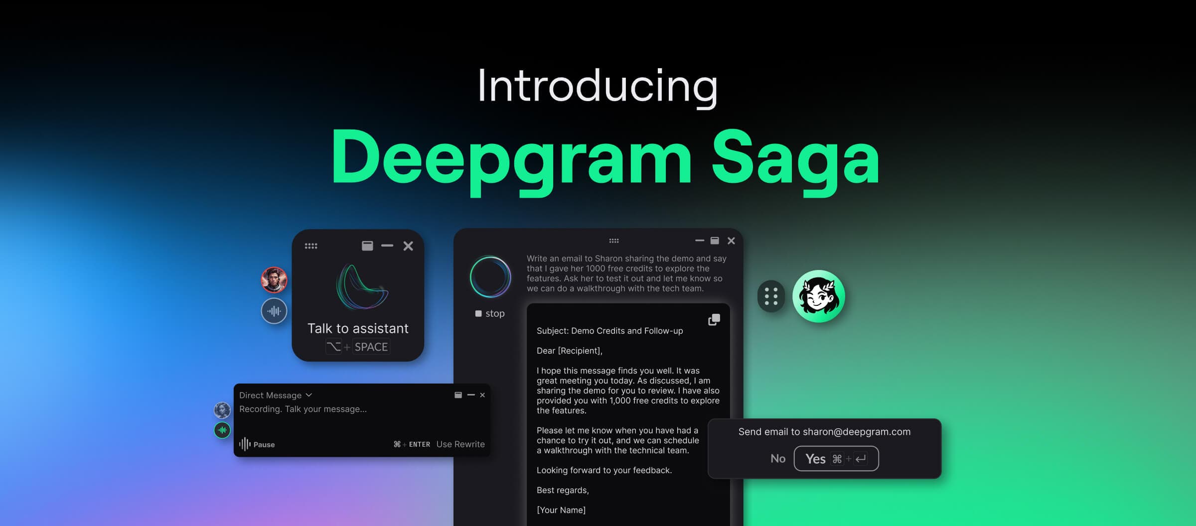 Announcing Deepgram Saga: The Voice OS for Developers